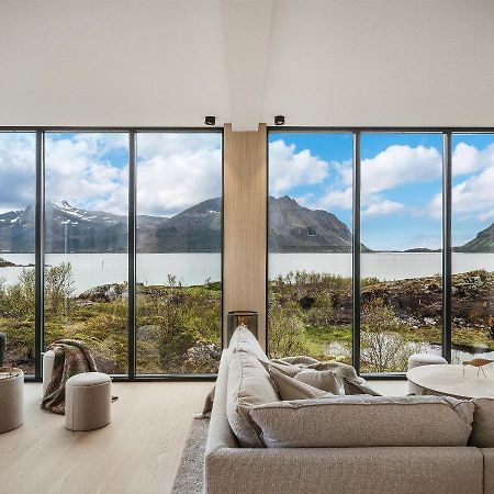 New! Luxury Cabin In Beautiful Lofoten Kleppstad Esterno foto