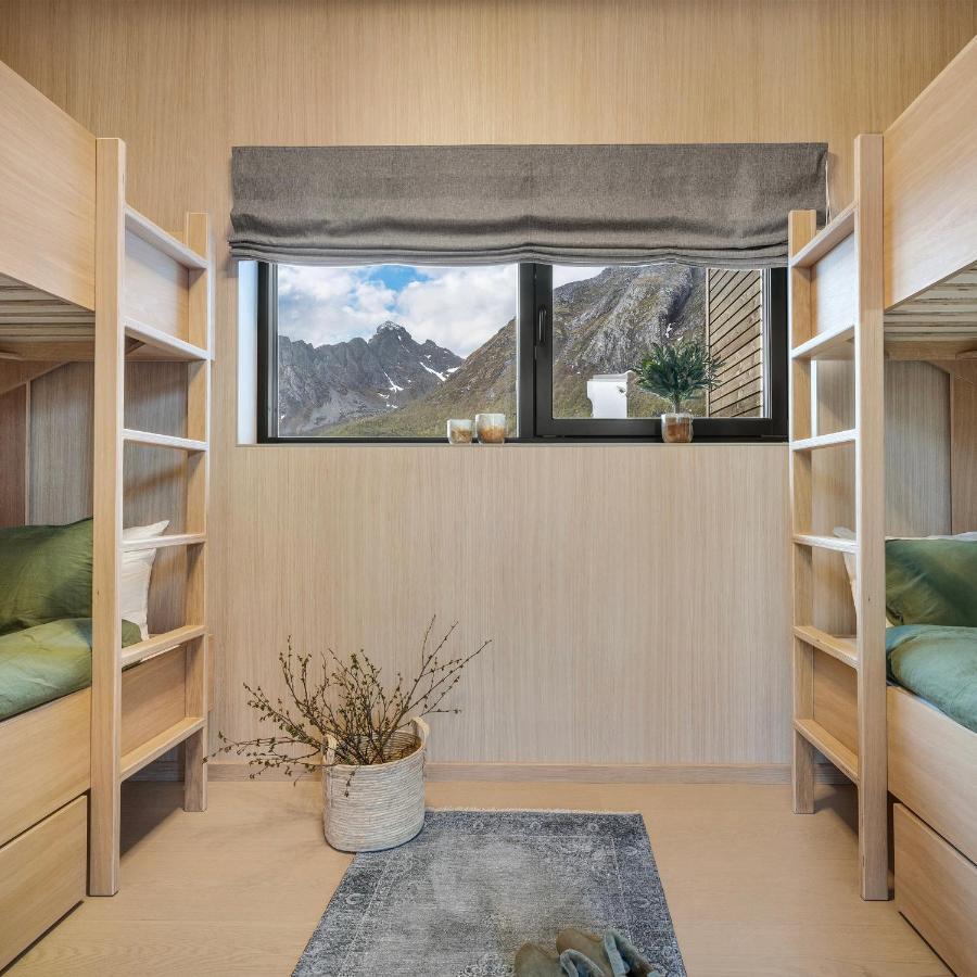 New! Luxury Cabin In Beautiful Lofoten Kleppstad Esterno foto